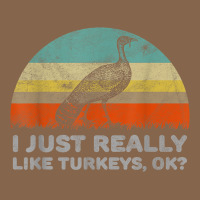 Funny I Just Really Like Turkeys Thanksgiving Premium Tee | Teevron