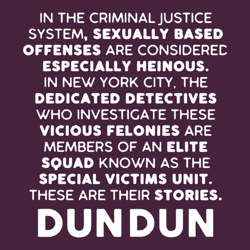 Law And Order Svu Opening Monologue Premium Tee by linhVisuals | Teevron