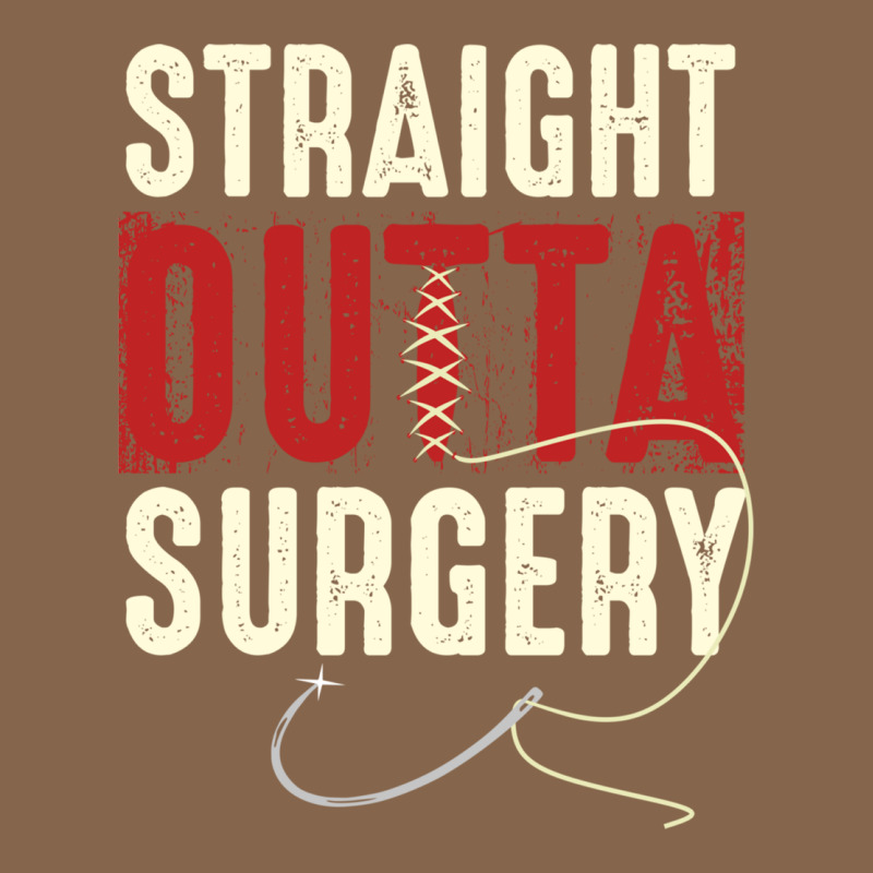 Straight Outta Surgery Funny Get Well Soon Gifts Post Surgery Supporti Premium Tee by linhVisuals | Teevron