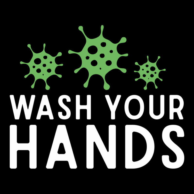 Wash Your Hands Green Germs Graphic Premium Tee by linhVisuals | Teevron