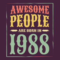 Vintage 1988 Awesome People Are Born In 1988 31st Birthday Gift For Me Premium Tee | Teevron