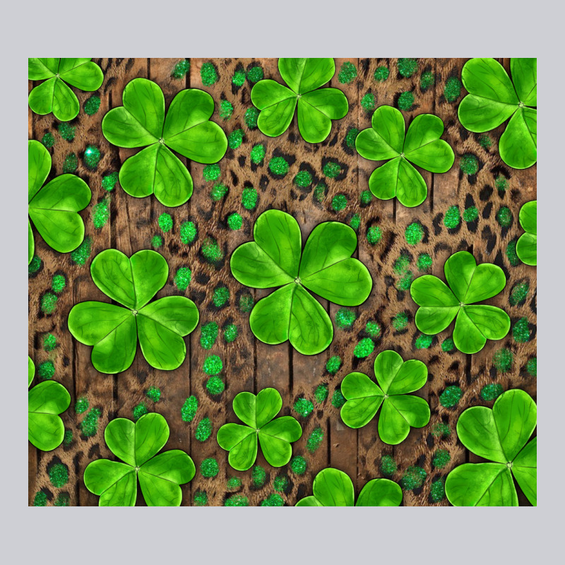 Shamrock And Leopard Heavyweight Sweatshirt by RanaPortraitStore | Teevron