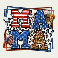 Army Veteran Mama Leopard Frame 4th Of July Urban Heavy Tee | Teevron