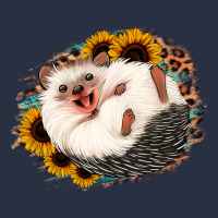 Happy Hedgehog Sunflower Leopard Heavyweight Sweatshirt | Teevron