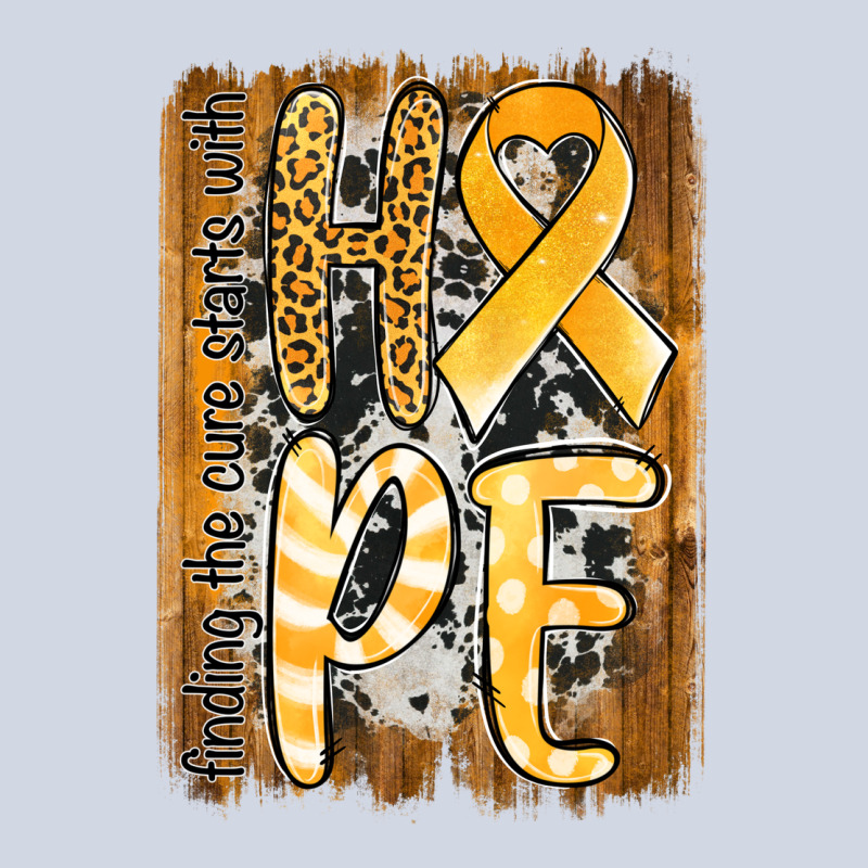 Finding The Cure Starts With Hope Childhood Cancer Awareness  With Bac Premium Sweatshirt by Jasminsmagicworld | Teevron