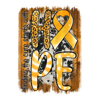 finding the cure starts with hope childhood cancer awareness  with bac | Teevron