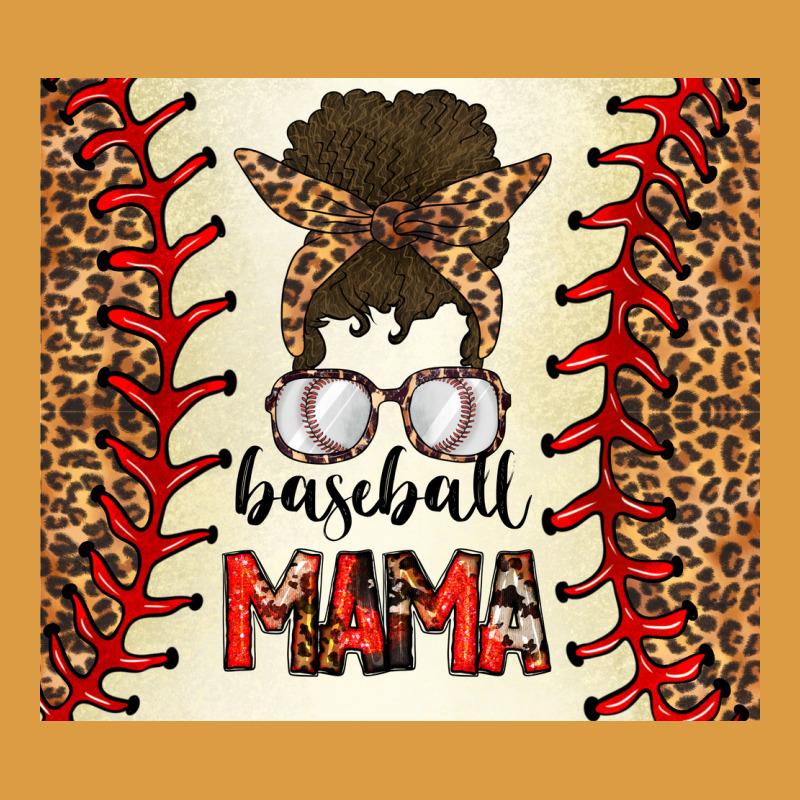 Baseball Mom Messy Bun Urban Heavy Tee by CowhideDigitalArt | Teevron