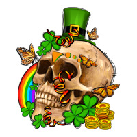 St. Patrick's boho skull | Teevron
