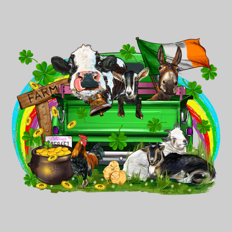 St. Patrick's Day Farm Animal Truck Premium Tee by FaDigitalArtStudio | Teevron