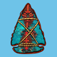 Turquoise Glitter Aztec Arrowhead Premium Sweatshirt | Teevron