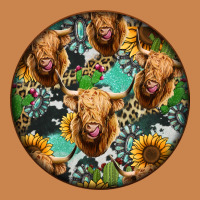 Highland Cow Pattern Heavyweight Hoodie | Teevron