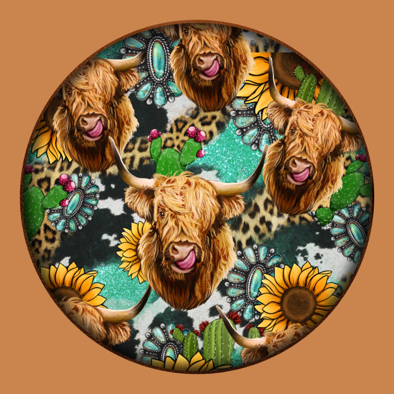 Highland Cow Pattern Heavyweight Hoodie by Jasminsmagicworld | Teevron