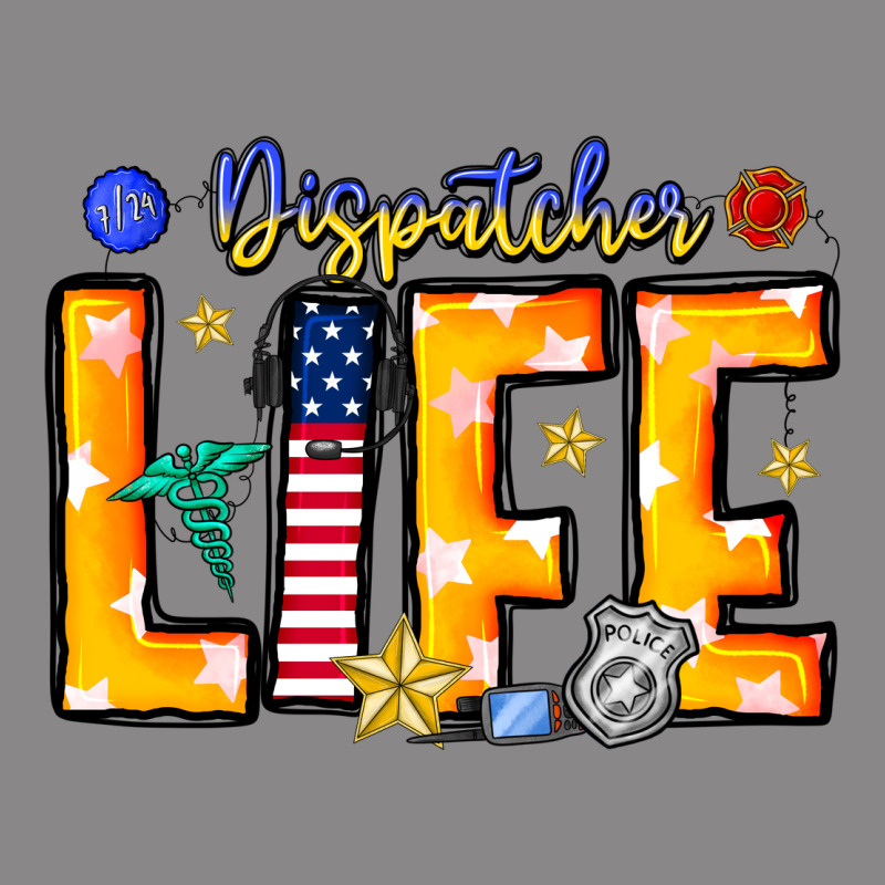Name Tribute To First Responder Dispatchers Vintage Tee by CowhideDigitalArt | Teevron