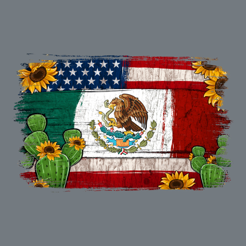 Mexican American Flag Background Heavyweight Sweatshirt by Jasminsmagicworld | Teevron