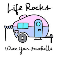Camping Camper Life Rocks When Your Premium Tee | Teevron