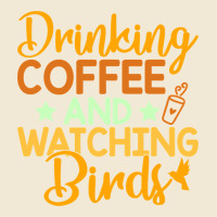 Drinking Coffee Watching Birds Funny Premium Tee | Teevron