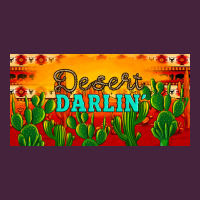 Desert Darlin' Aztec Desert Sunset License Plate Classic Tee | Teevron