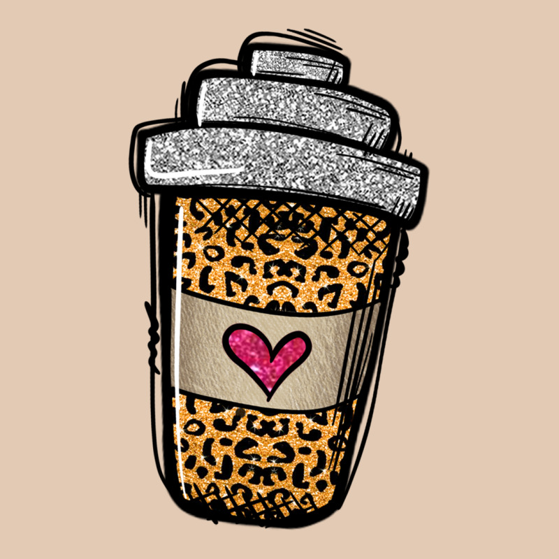 Leopard Glitter Coffee Cup Urban Hoodie by Jasminsmagicworld | Teevron