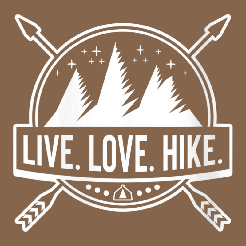 Live Love Hike Camping Camper Hiker Premium Tee by linhVisuals | Teevron