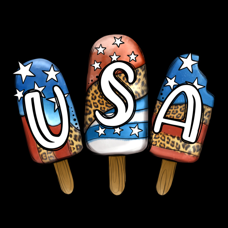 Usa Patriotic Leopard Popsicles Urban Hoodie by Jasminsmagicworld | Teevron