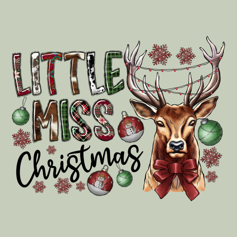 Little Miss Christmas Long Sleeve Tee by CowhideDigitalArt | Teevron