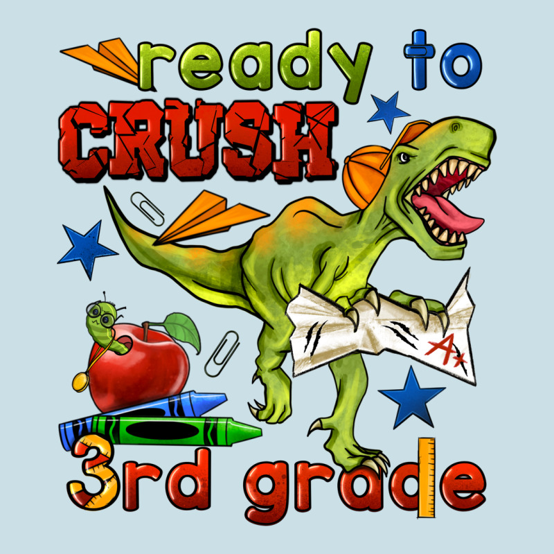 Ready To Crush 3rd Grade Ladies Tee by BundleAndBundleShop | Teevron