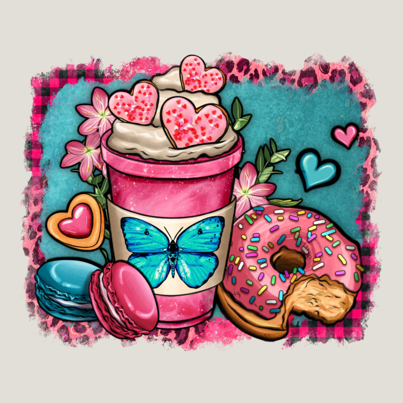 Valentines Day Coffee Cup And Sweets Heavy Core Tee by OliviaCreatesArt | Teevron