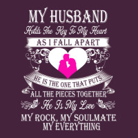 My Husband Holds The Key To My Heart Premium Tee | Teevron