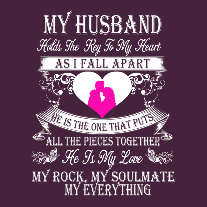 My Husband Holds The Key To My Heart Premium Tee by linhVisuals | Teevron