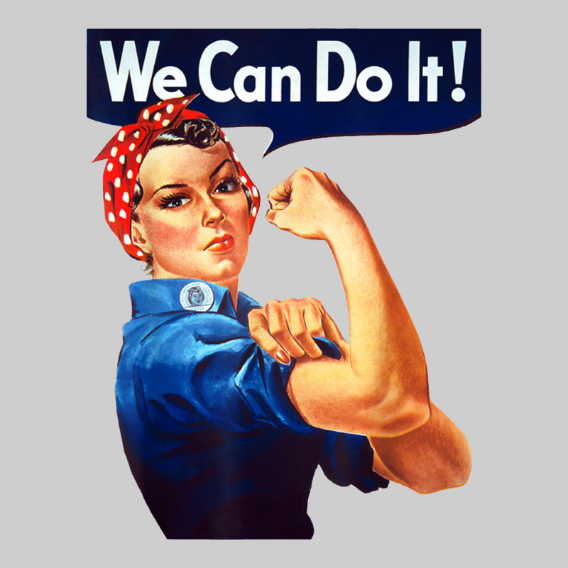 Rosie The Riveter Poster We Can Do It Feminist Retro Premium Tee by linhVisuals | Teevron