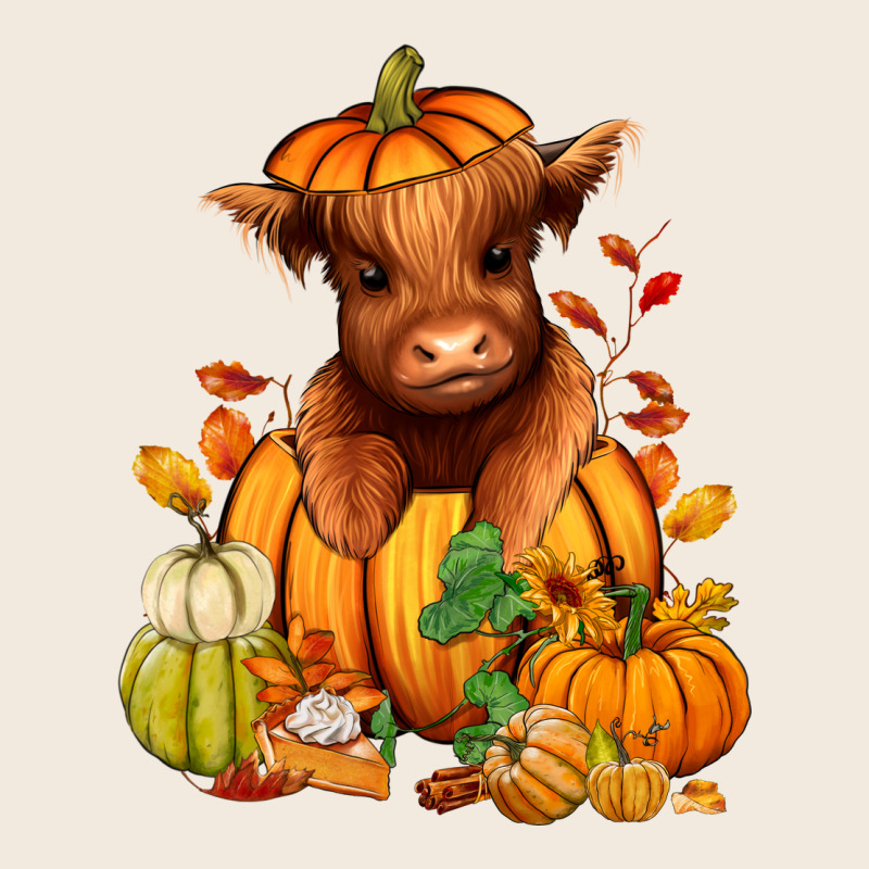 Fall Autumn Heifer Pumpkin Zipper Hoodie by RanaPortraitStore | Teevron