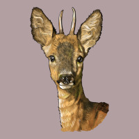 Red Brocket Deer Head Vintage Hoodie | Teevron