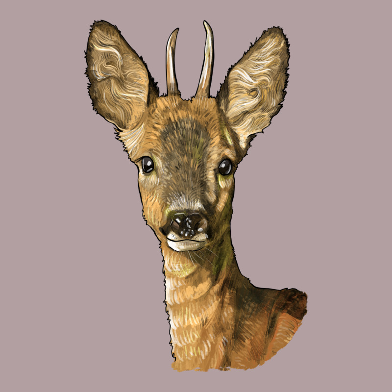 Red Brocket Deer Head Vintage Hoodie by LillyAllenDesigns | Teevron