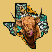 Texas Map Highland Cow Premium Sweatshirt | Teevron