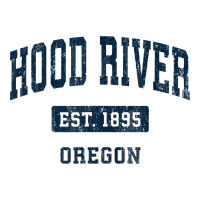 hood river oregon or vintage sports established navy design t shirt | Teevron