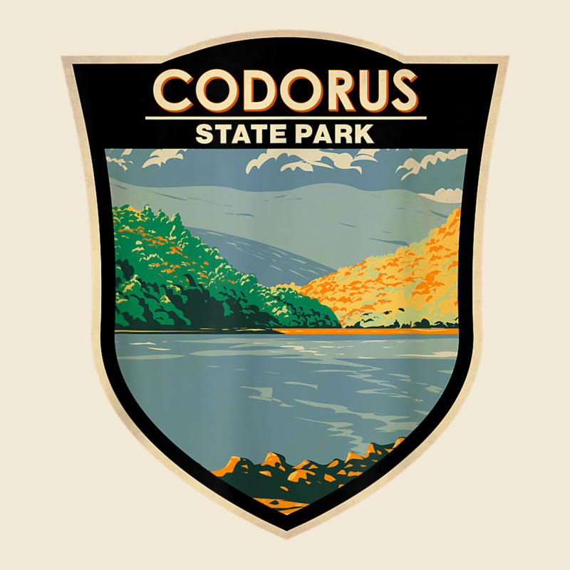 Codorus State Park Pennsylvania Badge Vintage Premium Tee by linhVisuals | Teevron
