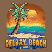 Delray Beach Florida  Vintage Distressed Souvenir Long Sleeve T Shirt Premium Tee | Teevron