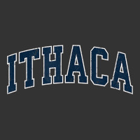ithaca new york ny vintage sports design navy design t shirt | Teevron