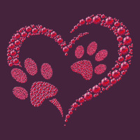 Funny Valentine Day Gift T  Shirt Paw Print Heart Dog Cat Owner Lover Premium Tee | Teevron