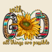 With God All Things Are Possible With Sunflower Bbs Premium Tee | Teevron