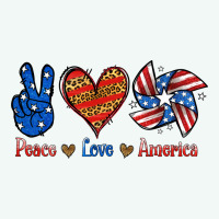 Peace Love America Premium Hoodie | Teevron