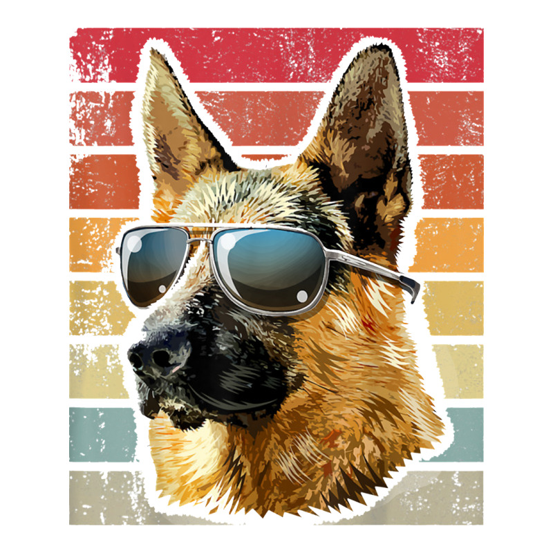 Retro Vintage German Shepherd German Shepherd Dog Gift Premium Tee by linhVisuals | Teevron