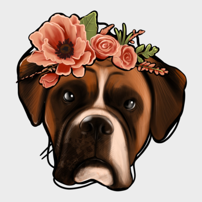 Floral Boxer Urban Hoodie by Jasminsmagicworld | Teevron