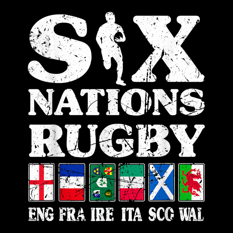 Rugby 6 Nations England France Ireland Italy Scotland Wales T Shirt Premium Tee by linhVisuals | Teevron