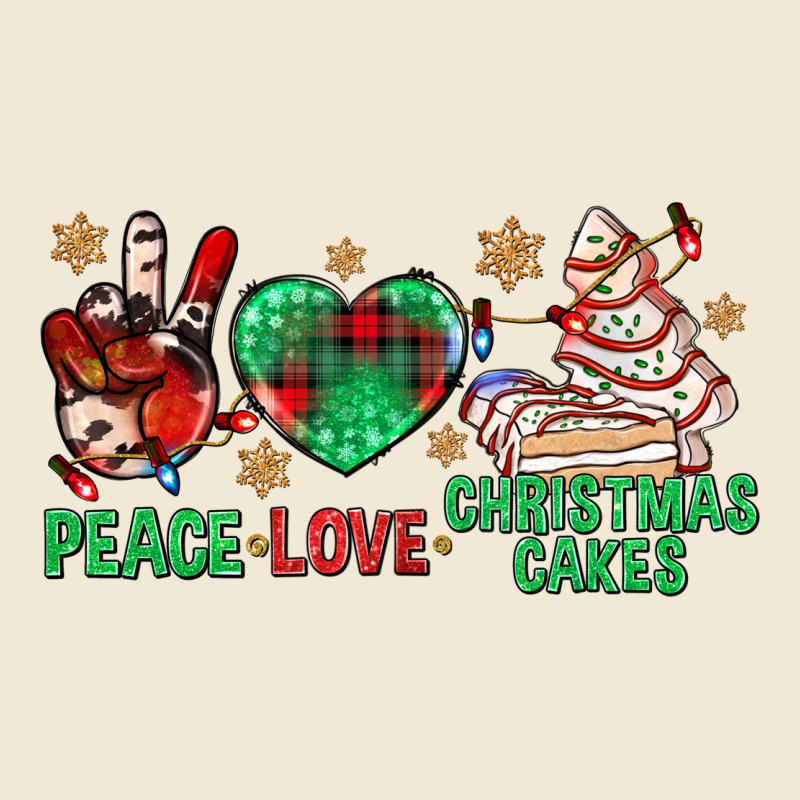 Peace Love Christmas Cakes Bbs Premium Tee by BundleAndBundleShop | Teevron