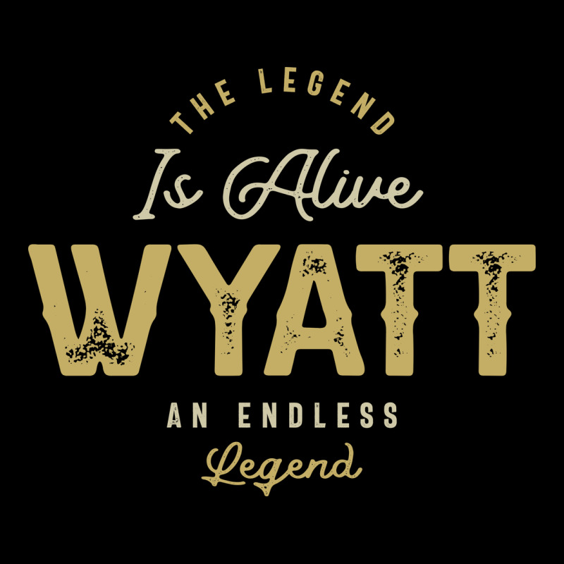 The Legend Wyatt Funny Personalized Name Premium Tee by linhVisuals | Teevron