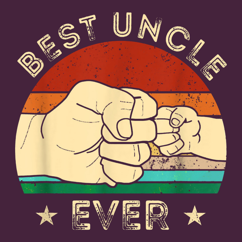 Vintage Best Uncle Ever Fist Bump Funny Uncle Fathers Day Premium Tee by linhVisuals | Teevron