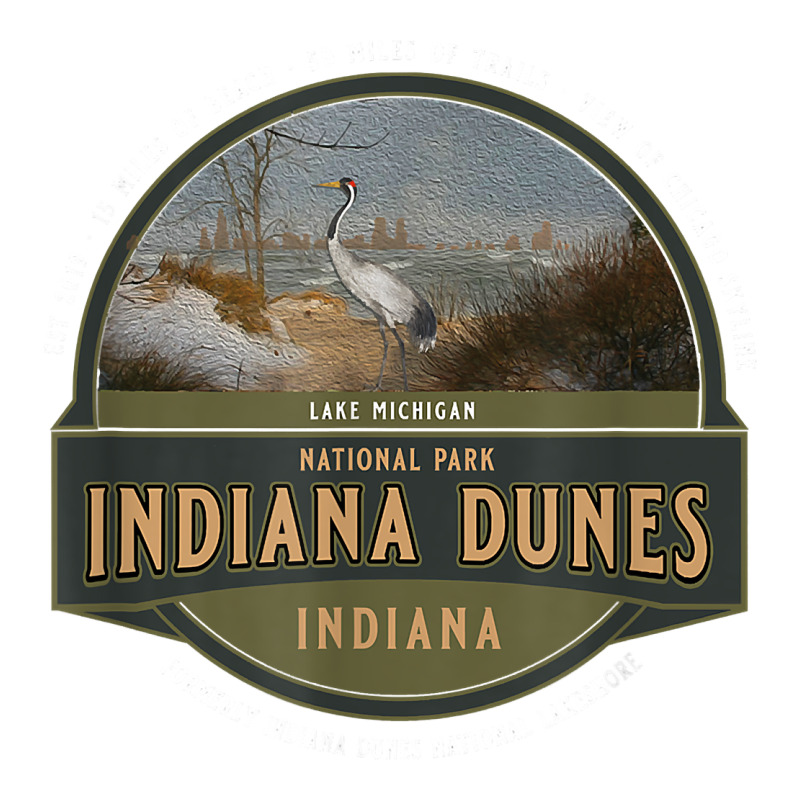Indiana Dunes National Park Lake Michigan Beach Trails T Shirt Premium Tee by linhVisuals | Teevron