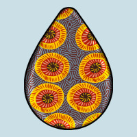 African Fabric Pattern Teardrop Earrings 5 Ladies Tee | Teevron