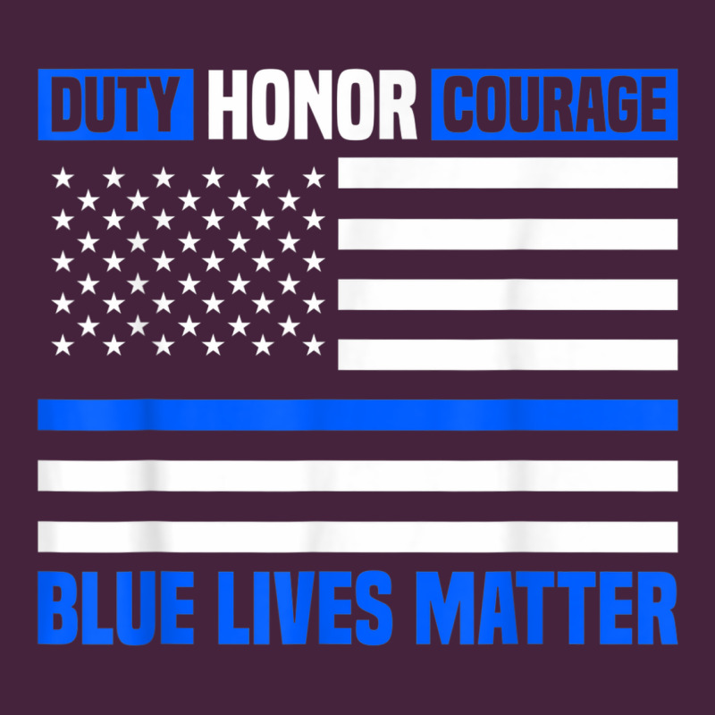 Blue Lives Matter For Police Officer Premium Tee by linhVisuals | Teevron